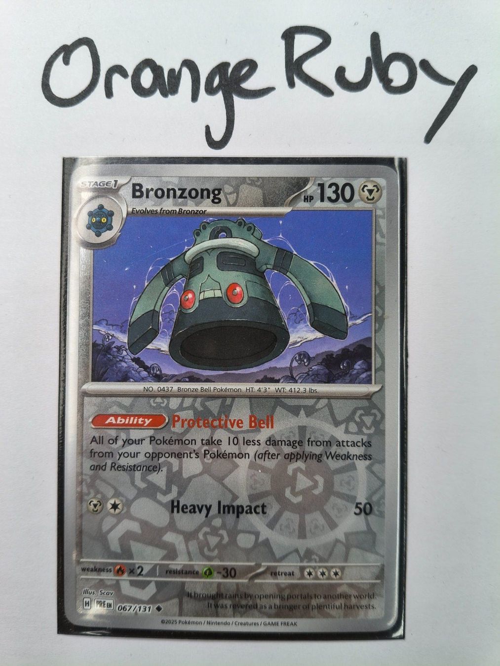 Pokémon Cartes à collectionner: Bronzong 067/131 REVERSE HOLO Prismatic Evolutions PRE EN – D'occasion à St. Gallen par OrangeRuby