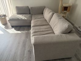 Ecksofa Beige