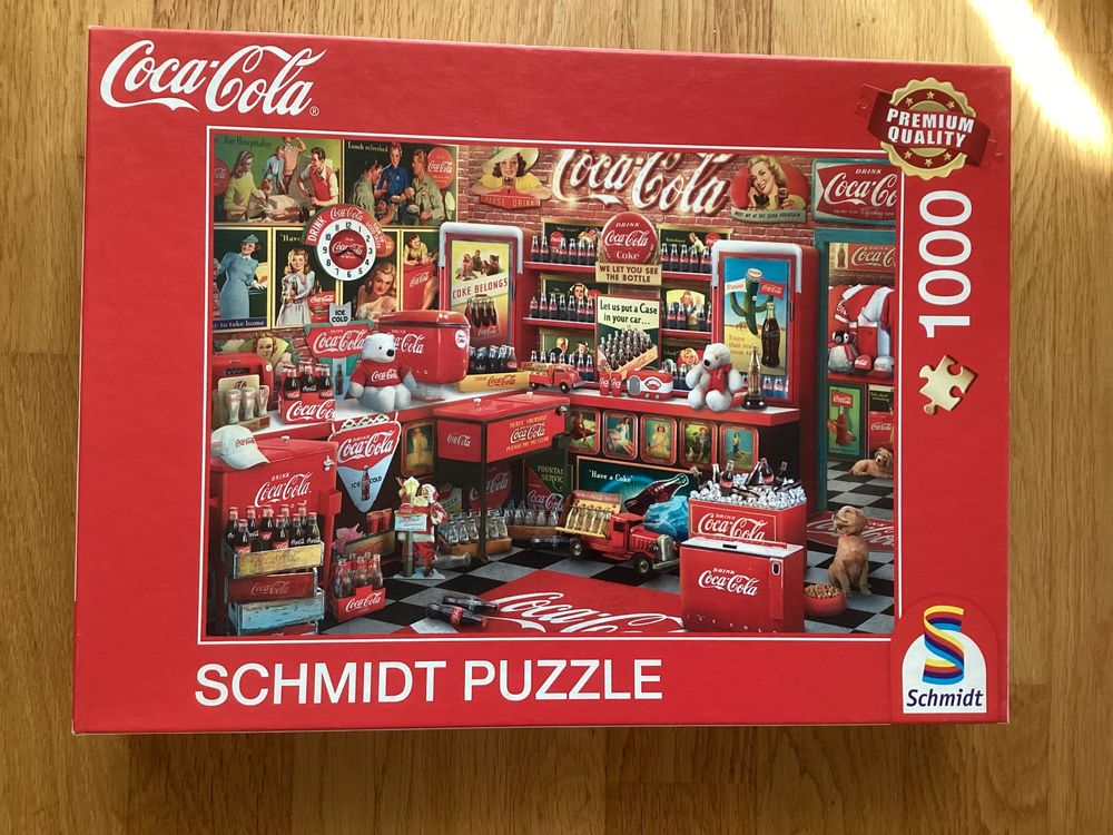 Puzzle 1000 Pièces Schmidt Spiele - Thème Coca Cola Nostalgie Shop - Neuf - Fabriqué En Allemagne