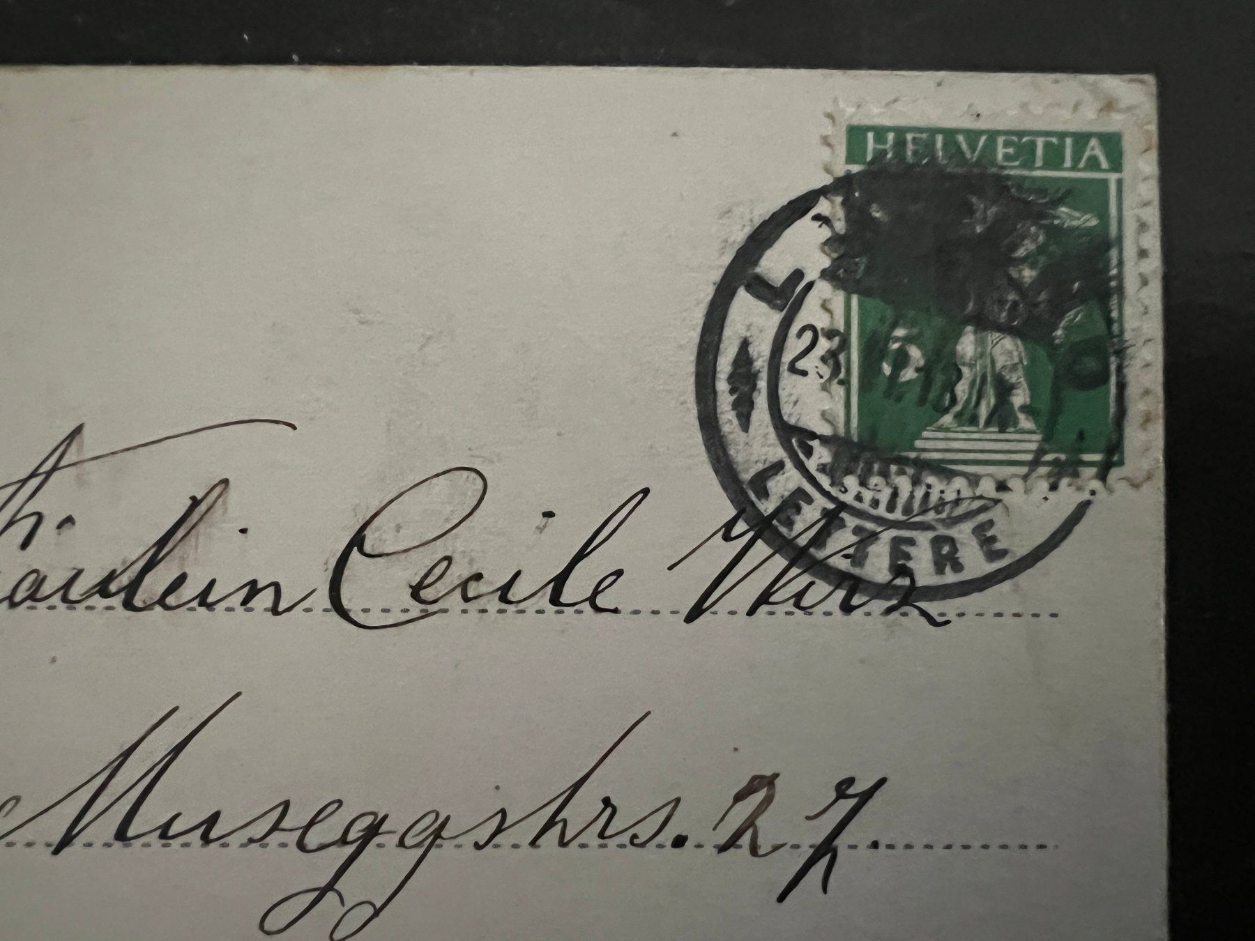 Ansichtskarten: AK   1913 Lugano    (G3299) – Gebraucht aus Hinwil von Sidi4 1
