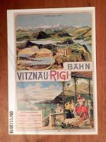 Künstlerlitho, Vitznau Rigi Passepartout