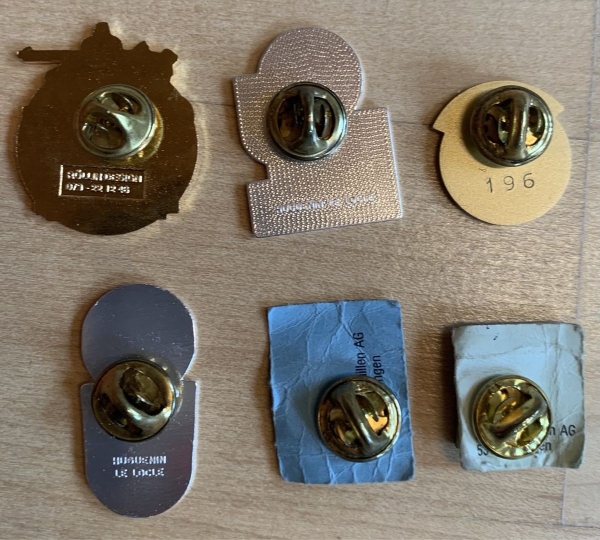 Plaketten & Abzeichen: 6 Pin vom Schiessen – Neu (gemäss Beschreibung) aus Goldingen von Bergler012 1