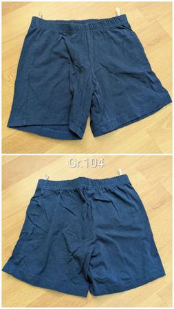 Kinder Shorts dunkelblau Grösse 104