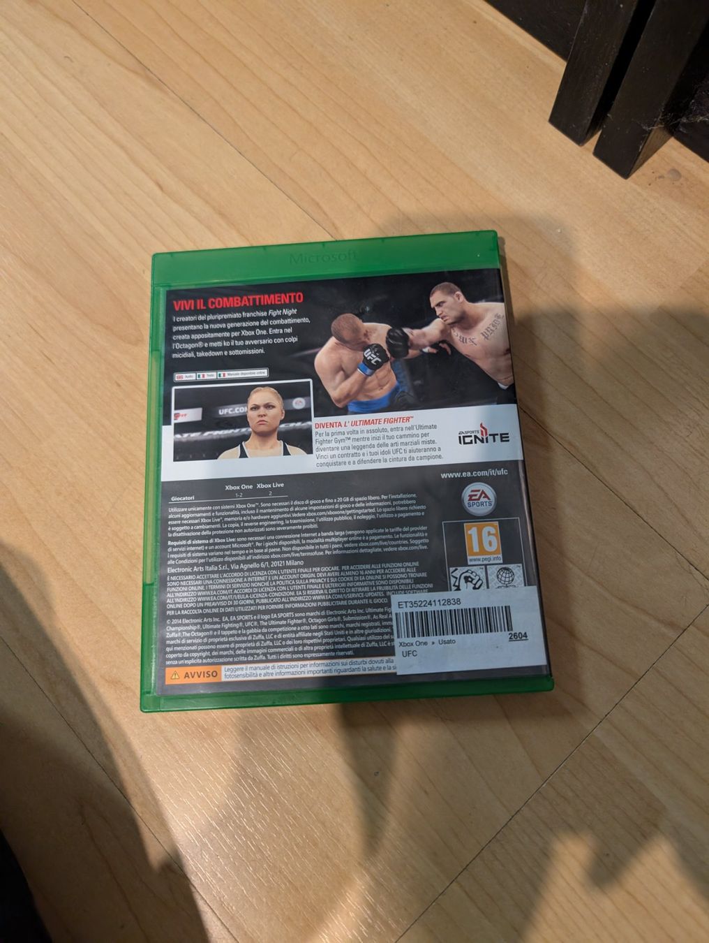 Jeux: UFC Microsoft Xbox one/series x – D'occasion à Giubiasco par Ticinerd 1