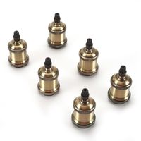 6pcs Lampenfassung E27 Sockel Vintage
