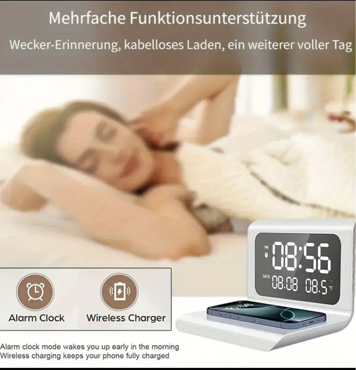 Caricabatterie: 3-in-1 Kabelloses Ladegerät, Schwarz – Nuovo e nell'imballaggio originale da Kloten venduto da digi-Galaxy 2