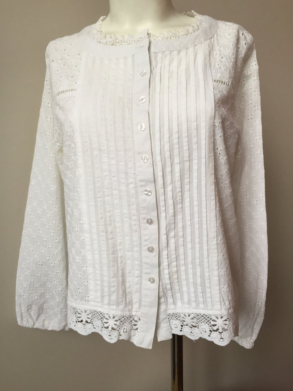 Blusen: Blouse romantique en 100% coton - M – Gebraucht aus Troinex von Irisglo 6
