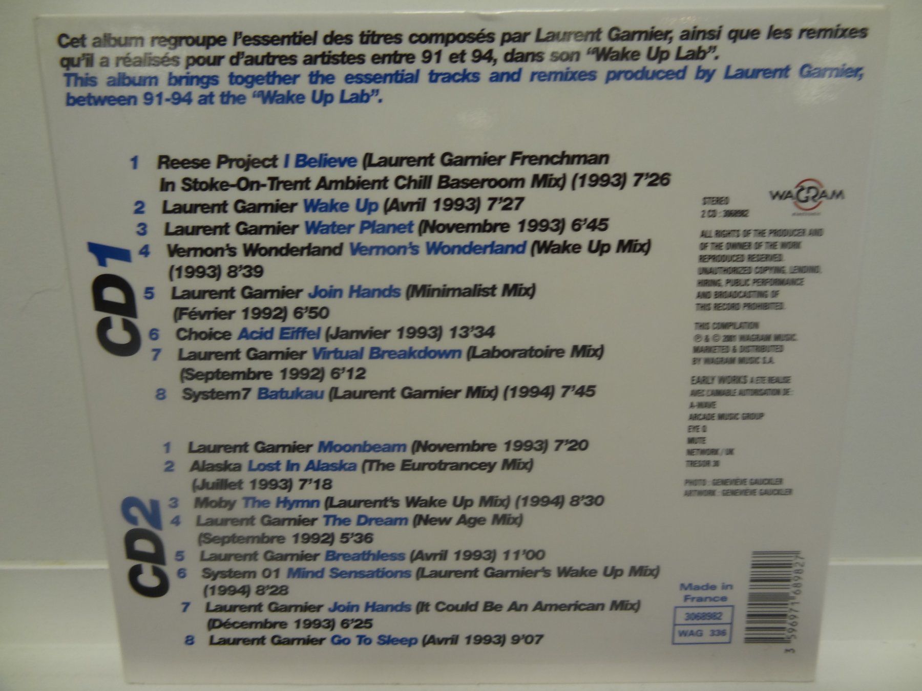 CD: Garnier, Laurent : Early Works CD – Usato da luzern venduto da musicandart 1