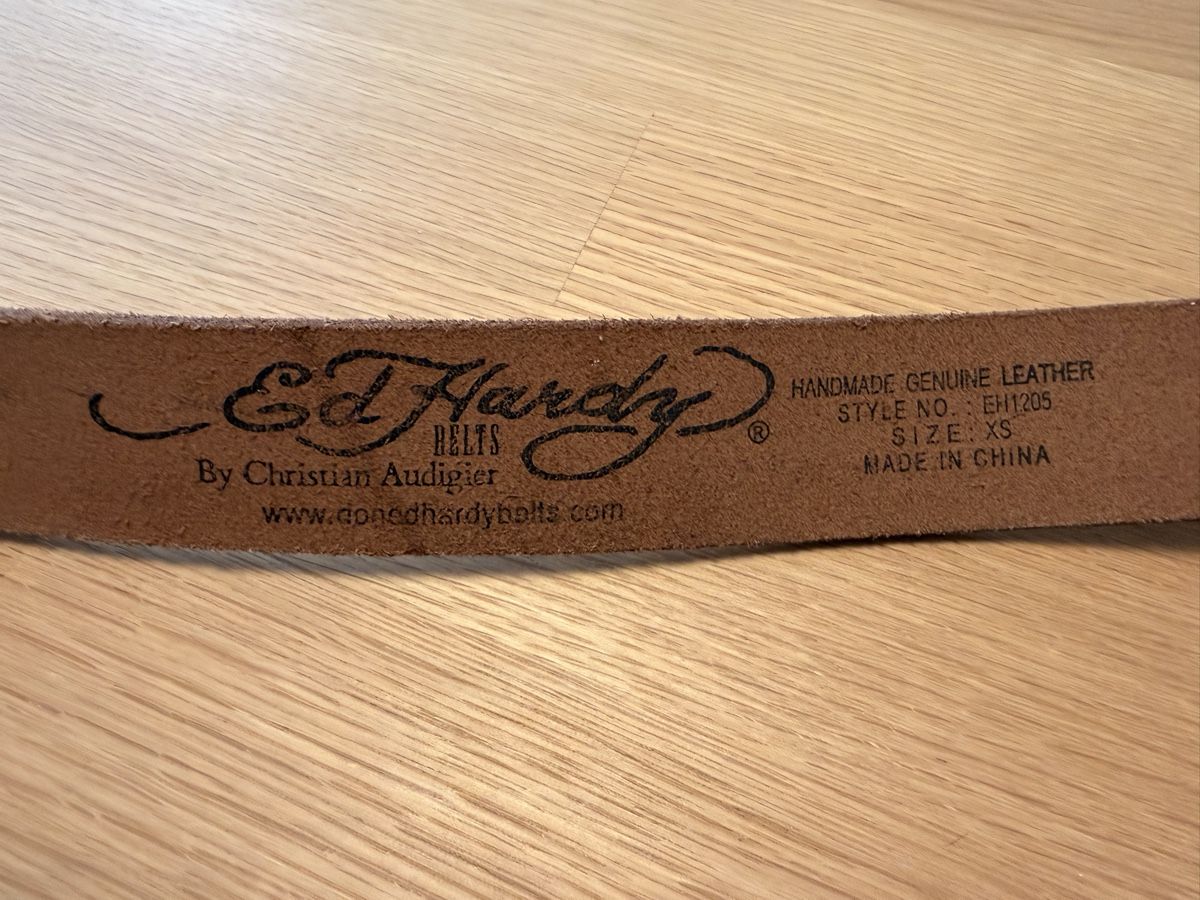 Ed Hardy Gürtel: Ed Hardy Ledergürtel 100 cm – Gebraucht aus Rorschach von nan_8rts 4