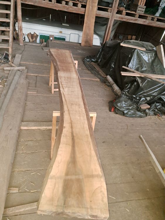 Articoli in legno: Massives Nussbaumholz Unikat Brett 345 Rarität! – Usato da Ottenbach venduto da Ponto1 1