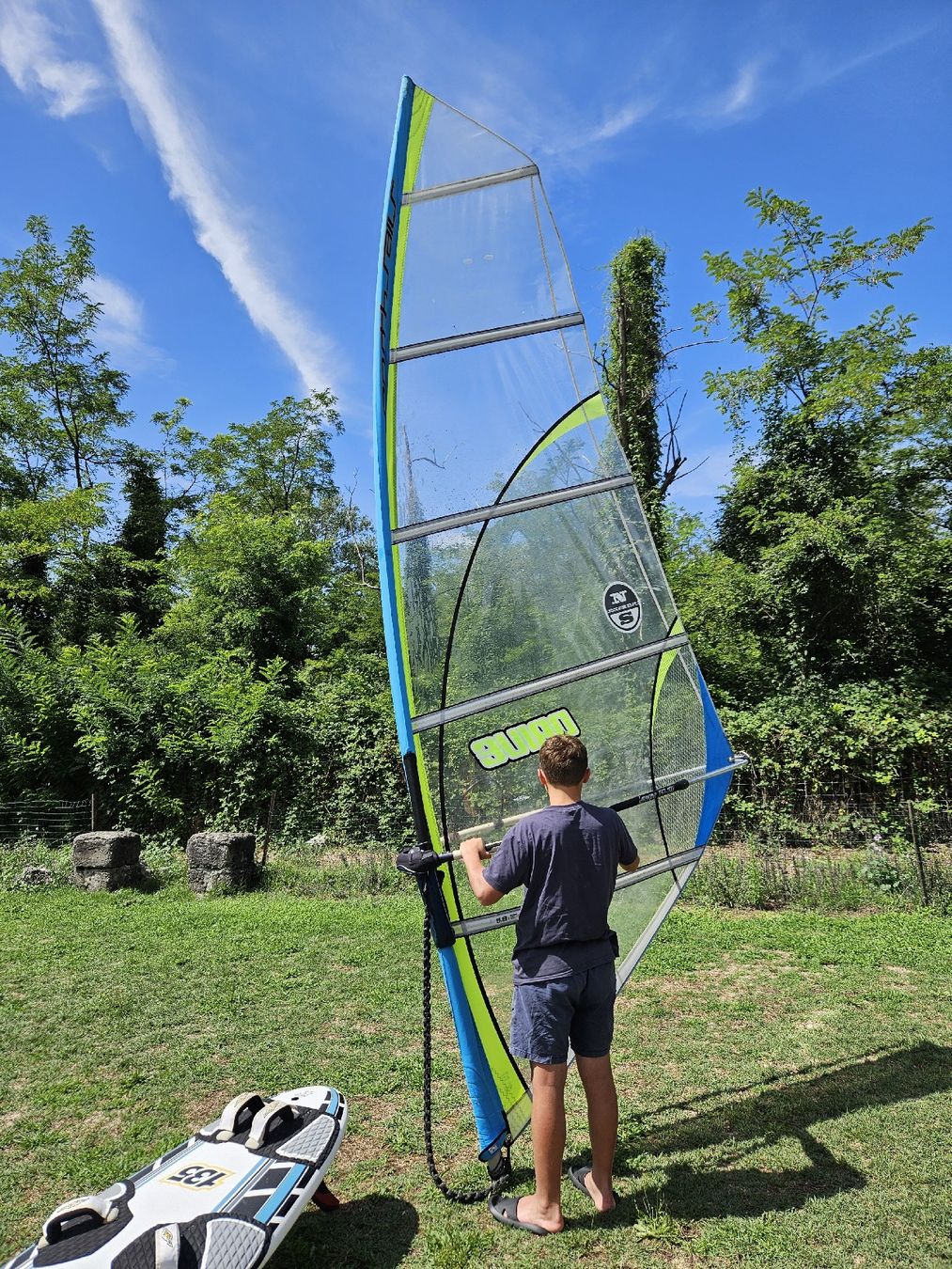 Planches de surf: Windsurf komplett Set – D'occasion à Grüningen par fabienne2305 4
