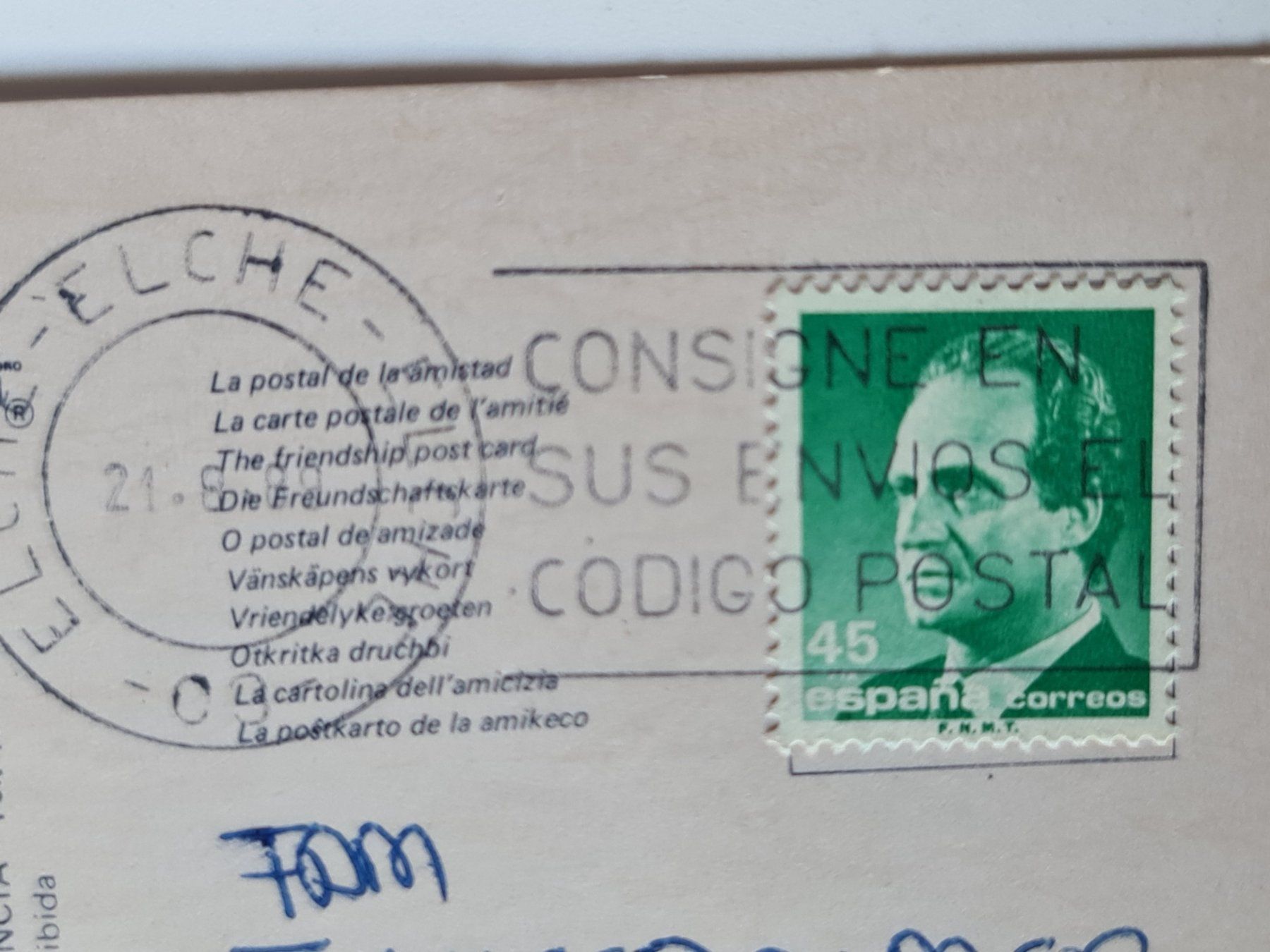Cartoline postali: Ansichtskarte Calpe Spanien – Usato da Dintikon venduto da Vexi 1