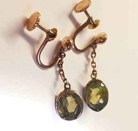Orecchini pendenti & Orecchini a lobo: Goldohrhänger Peridot Neupr.Fr.680.- – Usato da Unterägeri venduto da Altgoldschmuck 3