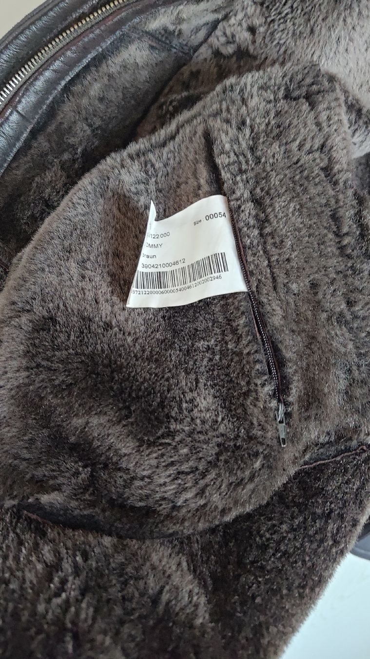 Giacche: Lederjacke Braun Gr. 54 / Lammnappa – Nuovo (secondo la descrizione) da Illnau venduto da Sefan 4