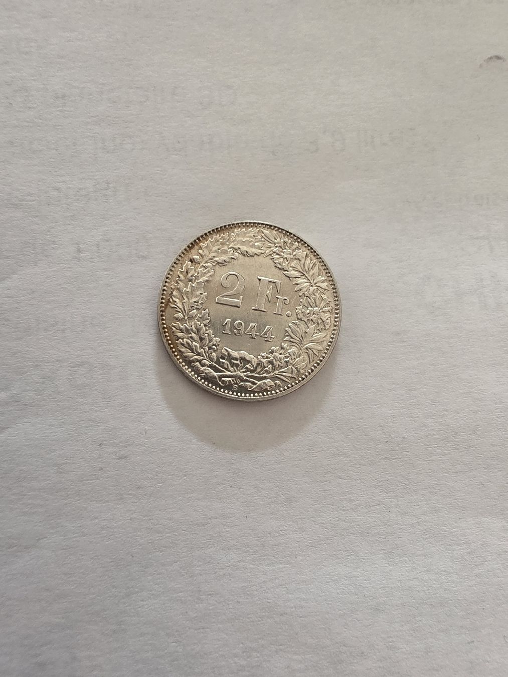 Tutti le monete: pièce argent 2chf 1944 – Nuovo (secondo la descrizione) da Fribourg venduto da yan_z5fr