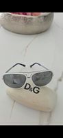 D&G Sonnenbrille Pilotendesign weiss blau mit Etui