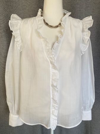 FRAME Bluse aus Ramie Grösse L