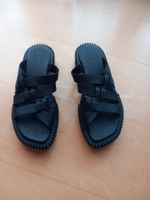 Schlüpfer Leder schwarz Grösse 39