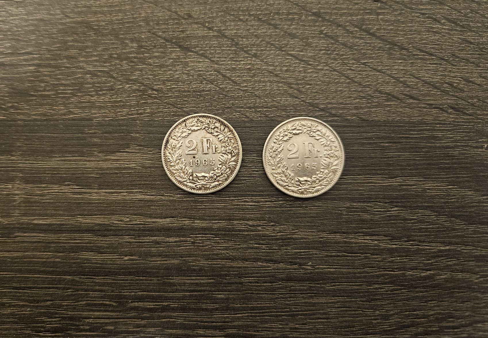Tutti le monete: 2 pièces 2 Fr. 1965 Helvetia – Usato da Monthey venduto da pas_w5hf
