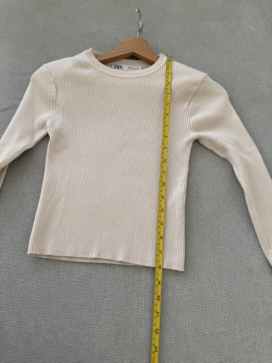Zara Tops: Schöner beiger Stricktop von Zara, gr. S – Neu (gemäss Beschreibung) aus Granges VS von rvn 2