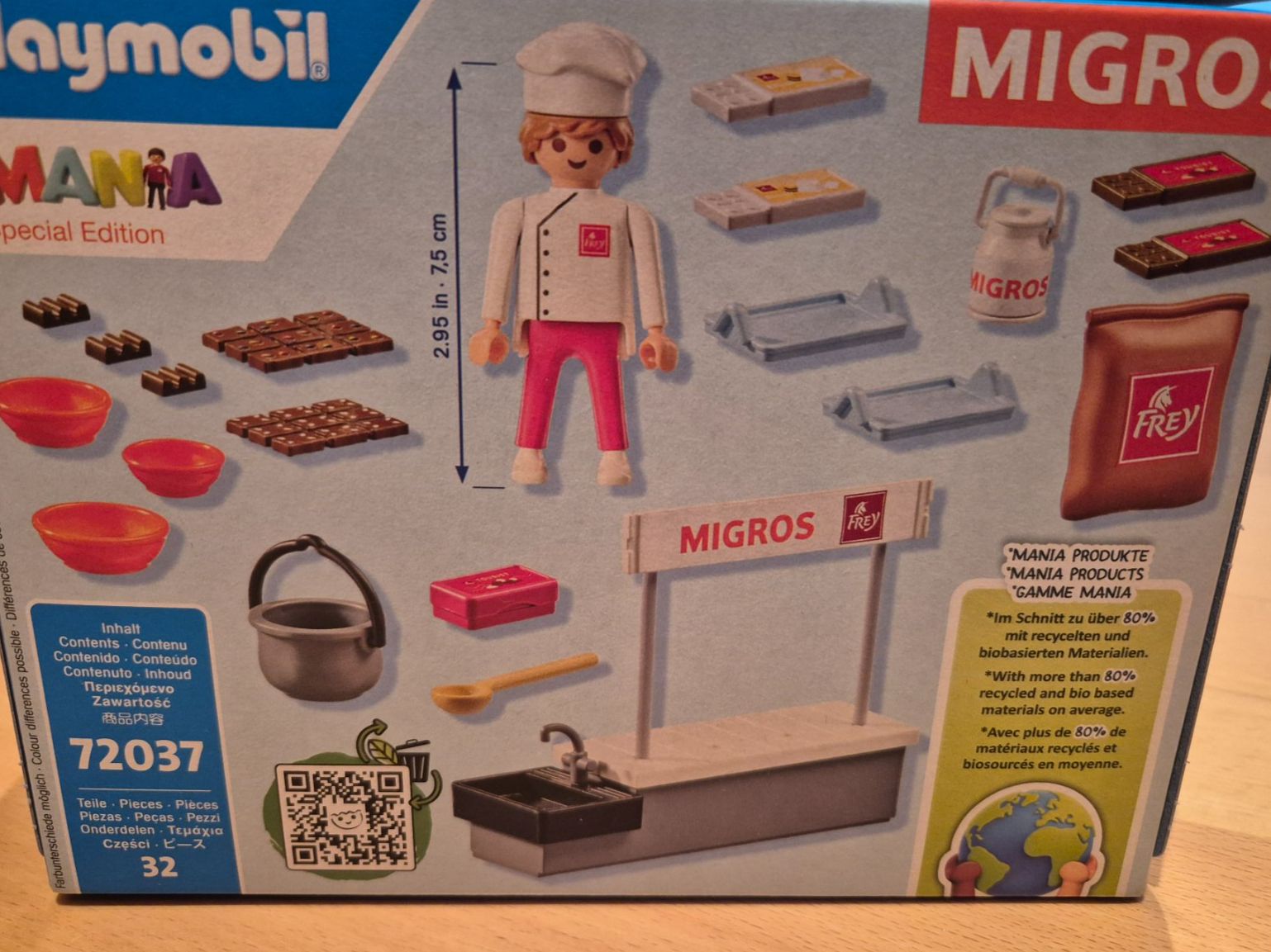 Playmobil Giocattoli: Migros Playmobil Schokoladestand – Nuovo e nell'imballaggio originale da Kriens venduto da honig01 1