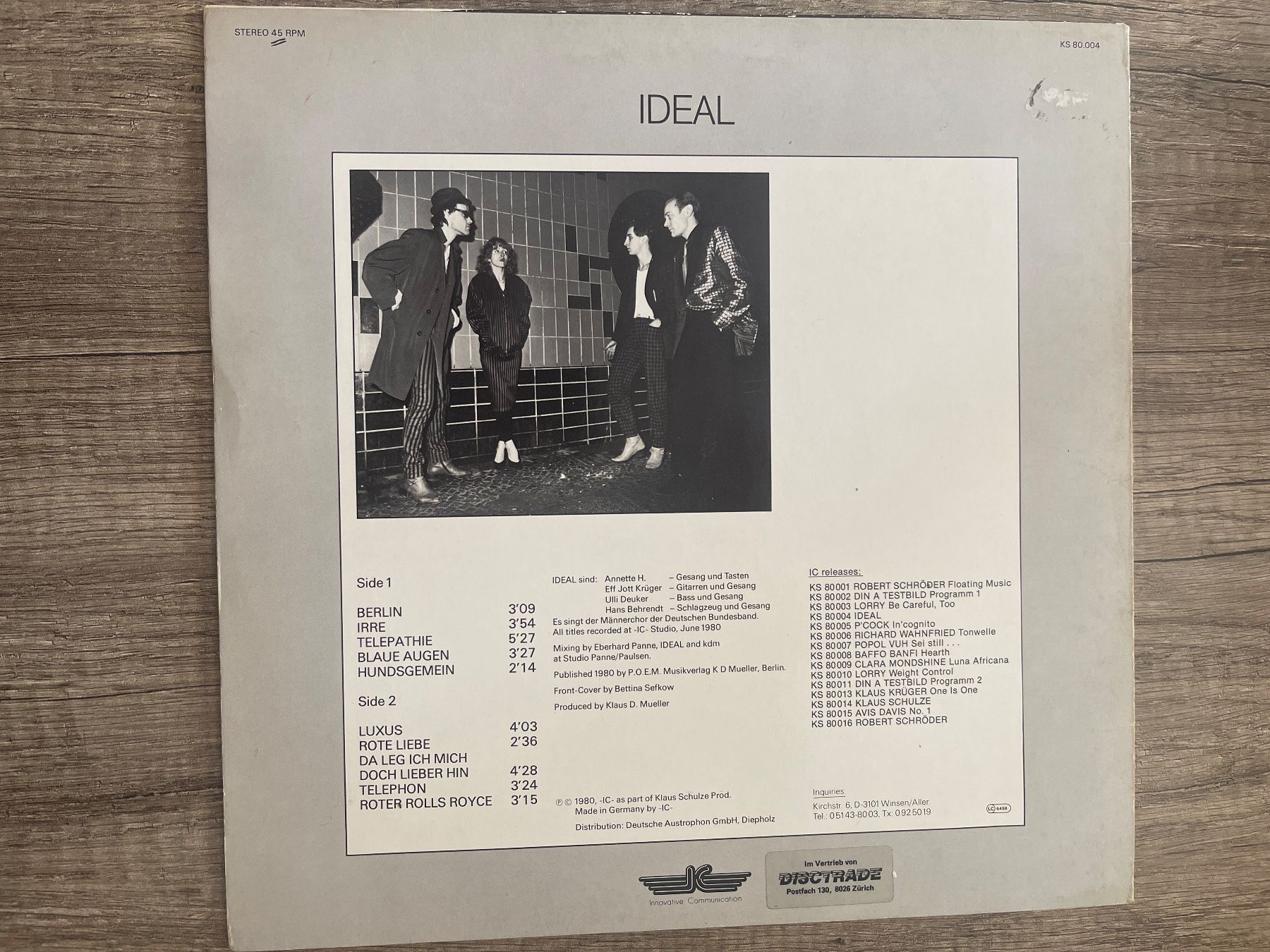 Vinyles: A837/Ideal – D'occasion à Frutigen par Philippe_jsp 1