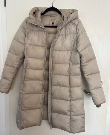 Save The Duck Jacke beige mit Kapuze Damen