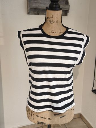 Mariniere Streifen T-Shirt Top Sommer Damen Gr. S