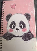 Notizbuch Panda Motiv A5 neu