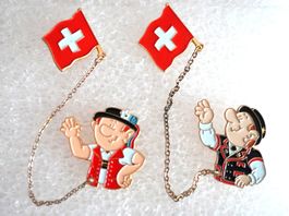 Pin Fahnenschwinger mit Kette