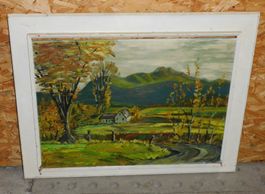Neue Fundschätze Kunst Ölgemäld signiert Landschaftgemälde