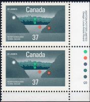 1988 NEUFUNDLAND PAAR **POSTFRISCH** CANADA - PA17