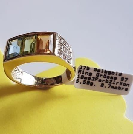 Bagues: Edelsteine auf neuem Ring !!! – Neuf (Voir description) à Unterägeri par Altgoldschmuck 6