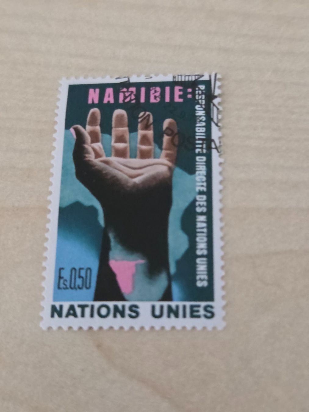 Tous les timbres: 1975 Vereinigte Nationen "Namibia" – D'occasion à Aarau par Casl63