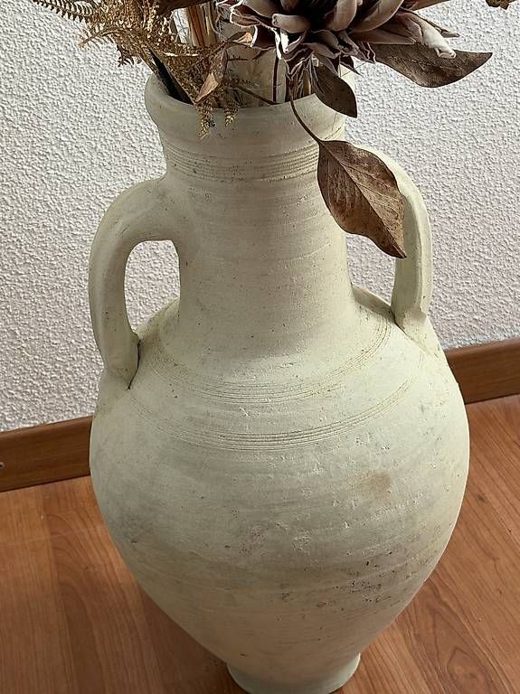 Tutte le decorazioni: Trockenblumen Gesteck Vase Amphore – Usato da St. Erhard venduto da Nox0 1