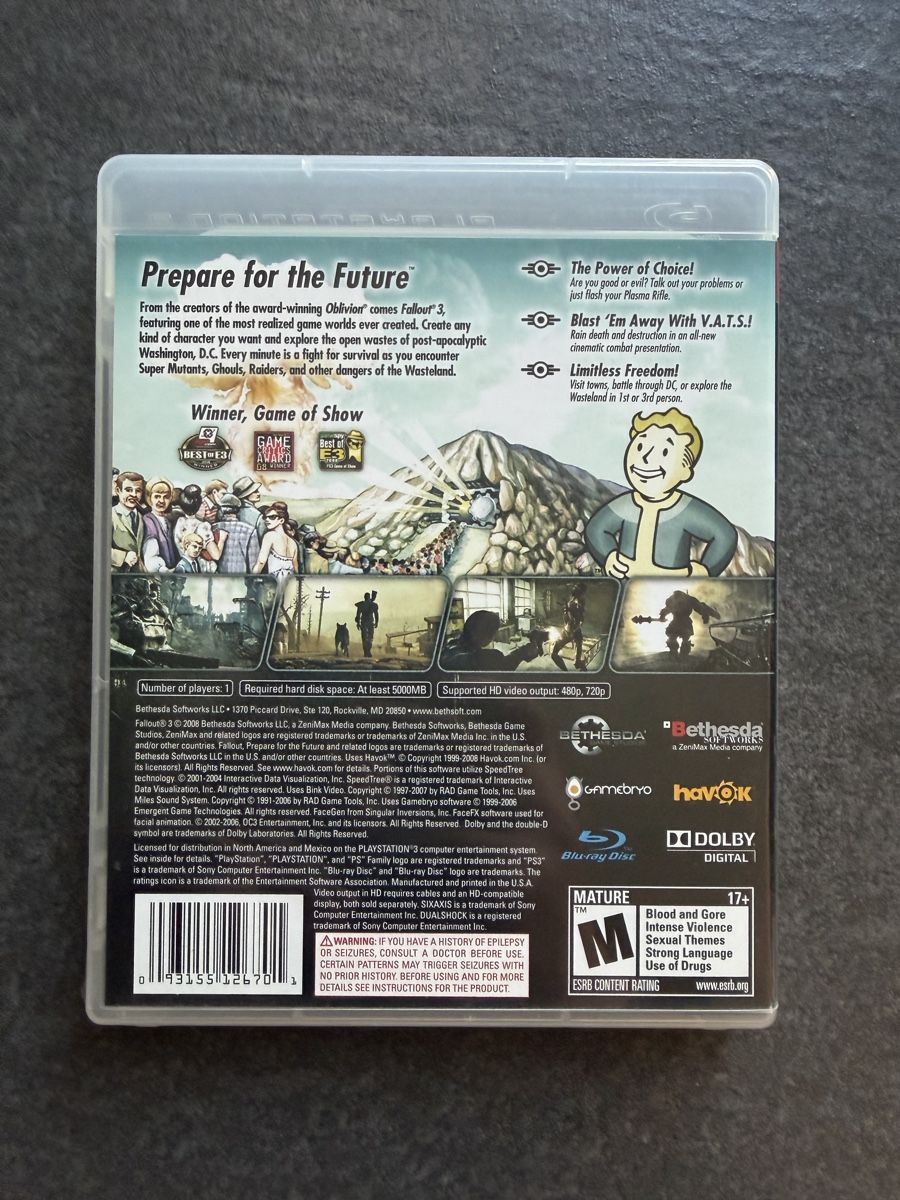 Sony Giochi: Fallout 3 PS3 – Usato da Zürich venduto da cENS0R 1