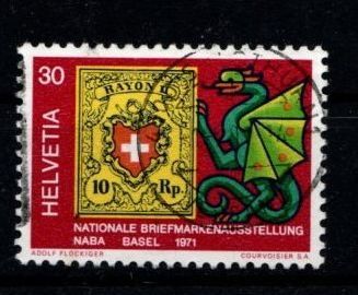 Tutti i francobolli: 1971 - Rayon II und Basilisk – Usato da Schaffhausen venduto da poststamp