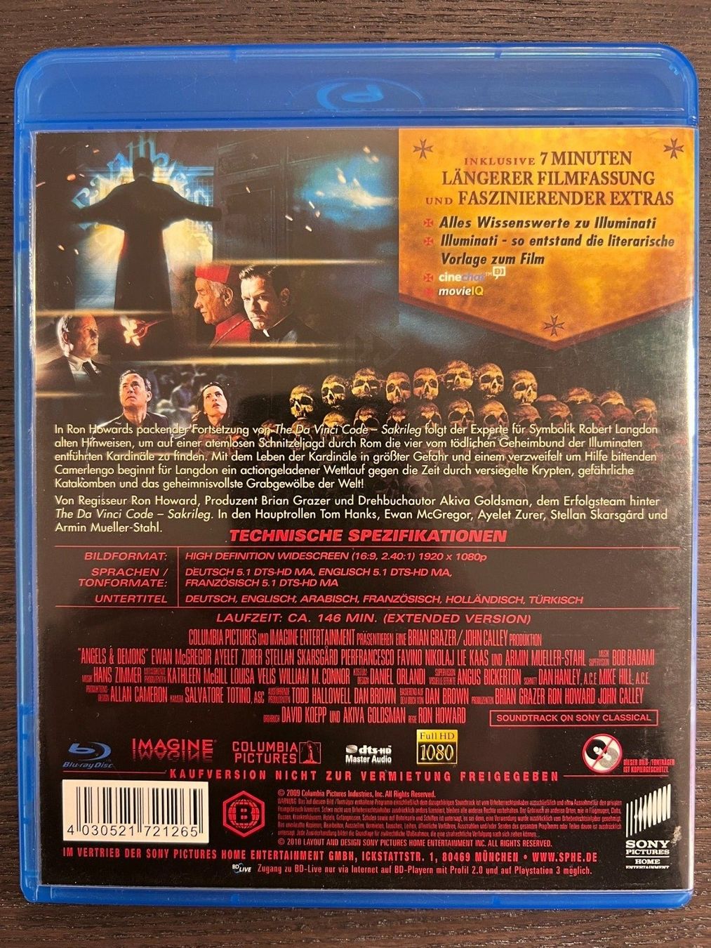 Alle DVDs: Illuminati – Gebraucht aus Zürich von Blu-ray_ZH 1