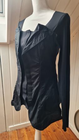 RUNDHOLZ  🖤  top bluse   schwarz   Grösse XS/S