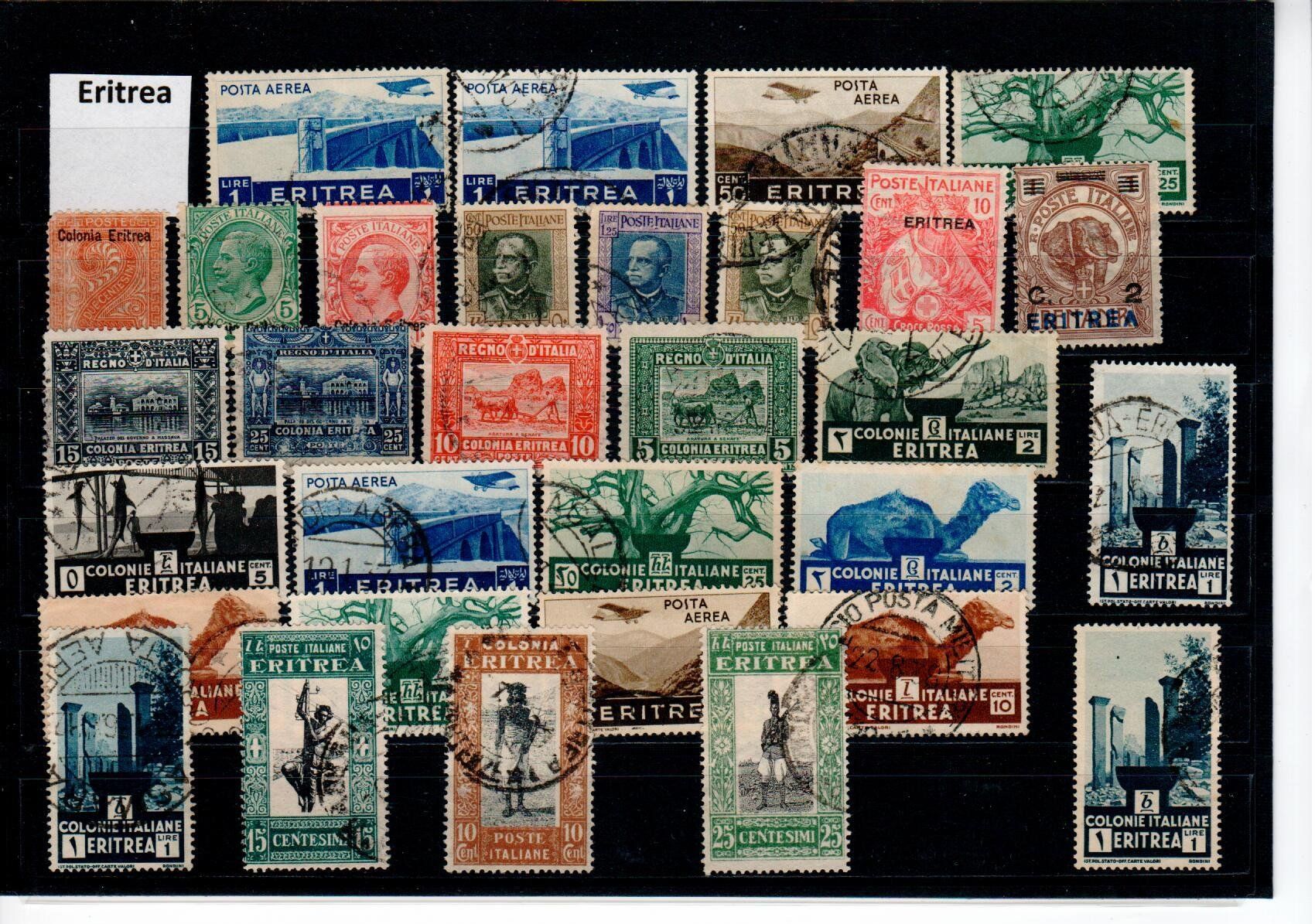 Alle Briefmarken: Eritrea (Verkauf nur in der Schweiz) – Gebraucht aus Wolhusen von Curver9