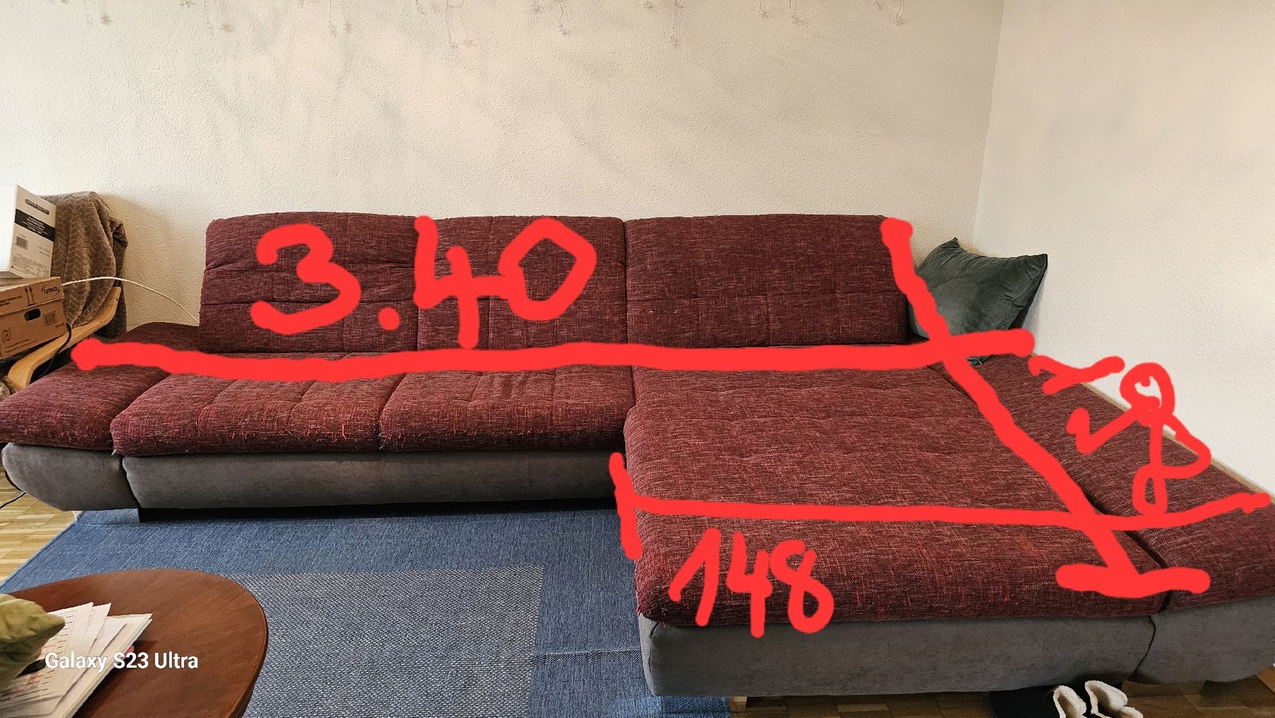 Sofas: Ecksofa  – D'occasion à Oberentfelden par Djugar76