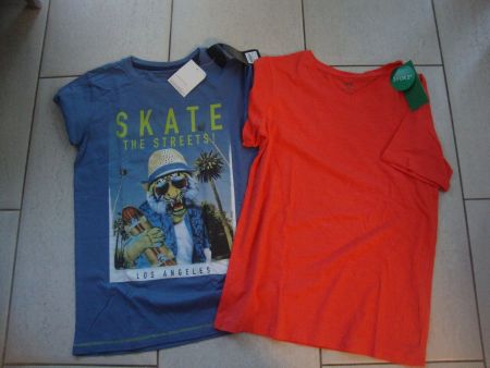 2xT-SHIRT FÜR JUNGS GR.146-152 *NEU*