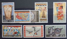 Griechenland Kat. 765-772 **/* 1961 Kat. 38 Euro (768, 769,