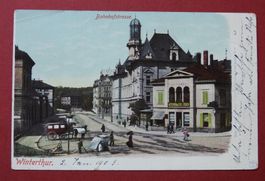 Winterthur Bahnhofstrasse, mit Kutsche !