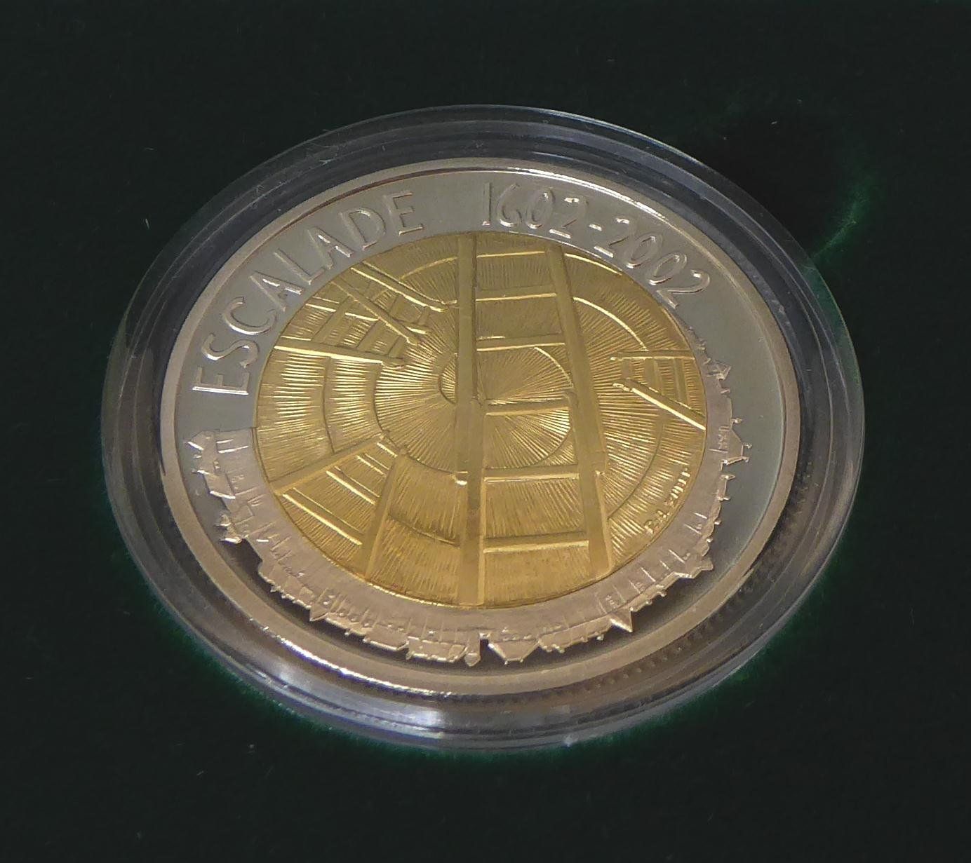 Tutti le monete: 5 Fr Gedenkmünze 2002 "Escalade" PP – Nuovo e nell'imballaggio originale da Muri AG venduto da silvermouse007 1