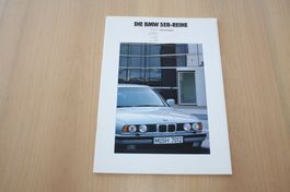 BMW 5er Reihe E34 Prospekt 1991