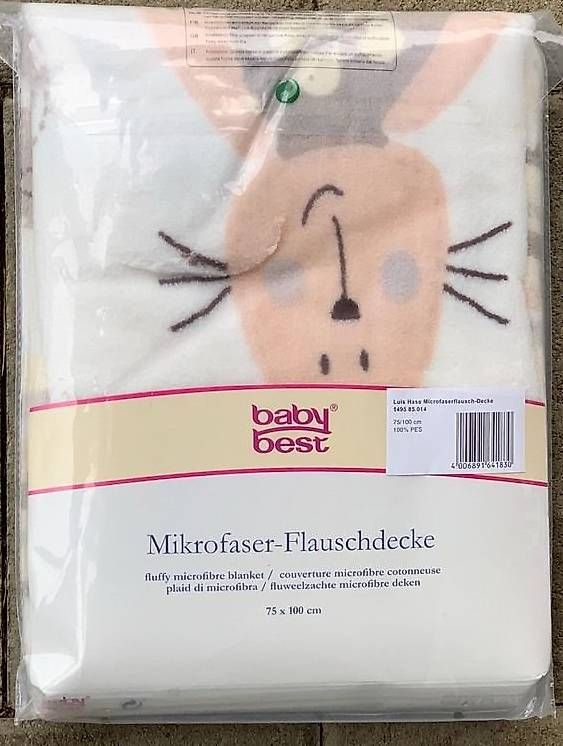 Coperte: Baby Flauschdecke 75x100cm – Nuovo e nell'imballaggio originale da Nottwil venduto da MaBi10 1
