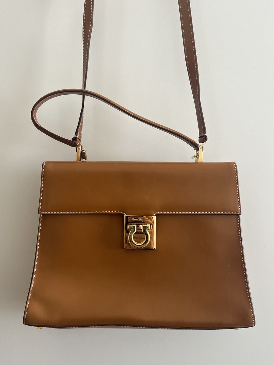 Salvatore Ferragamo Borse da donna: Salvatore Ferragamo Iconic Top Handle – Usato da Basel venduto da mar_rlr9