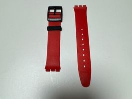 SWATCH*SKIN*ARMBAND *ROT*ULTRADÜNN*16mm