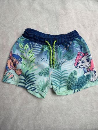 Badehose Paw Patrol mehrfarbig Grösse 92 guter Zustand